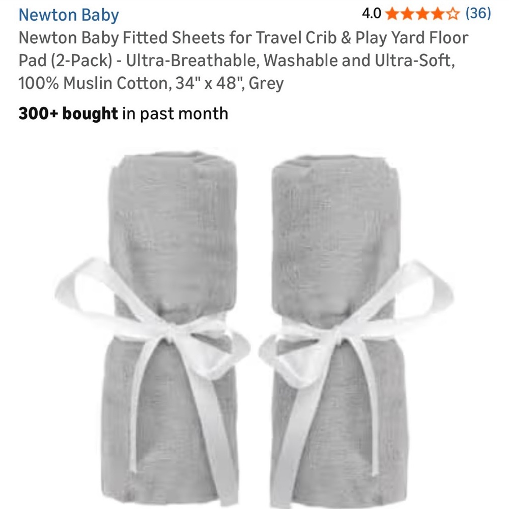 Newton Gray Organic Cotton Muslin Sheets
